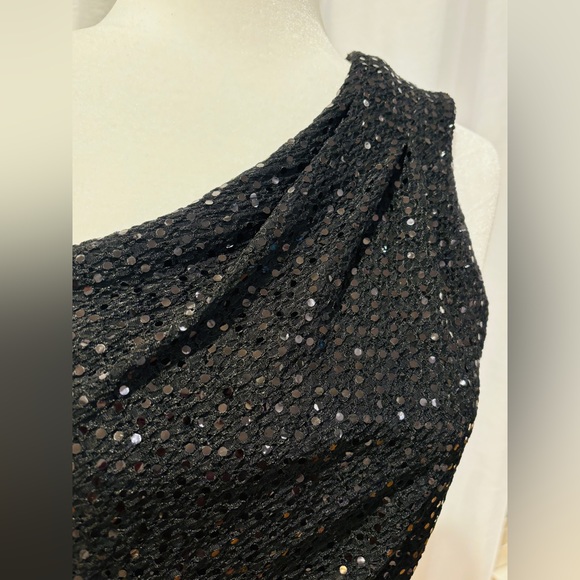 Dazzling Jackie Jon Single Strap Sequined Dress - Picture 7 of 10